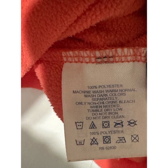 Lands' End Pull Over Fleece - Color Salmon - Size 10-12 - Thermacheck - Picture 4 of 5